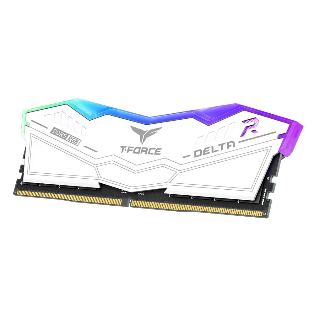 TEAMGROUP T-Force Delta RGB 48GB (2x24GB) DDR5-8200 CL38 White image