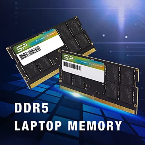 Silicon Power SU064GBSVU480F22AB Black SODIMM DDR5-4800 CL40 64GB (2x32GB) image