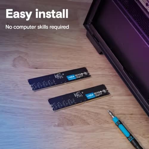 Crucial Classic Black DDR5-5600 CL46 8GB (1x8GB) image