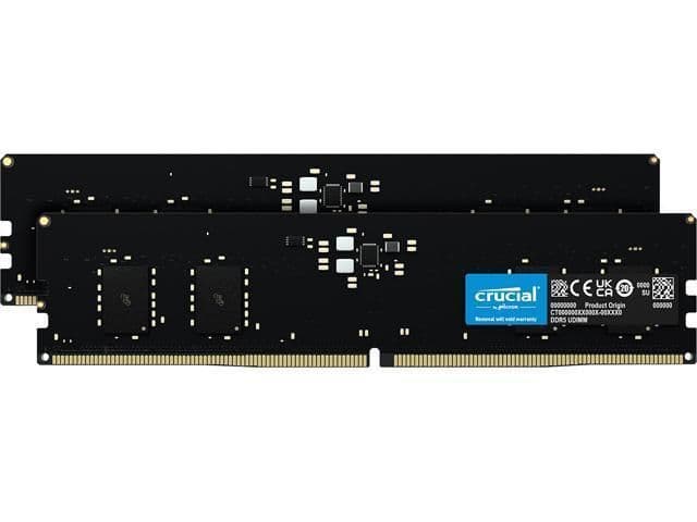 Crucial Classic Black DDR5-5600 CL46 64GB (2x32GB) main image