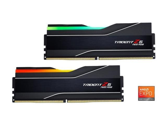 G.Skill Trident Z5 Neo RGB Black DDR5-8000 CL40 48GB (2x24GB) image