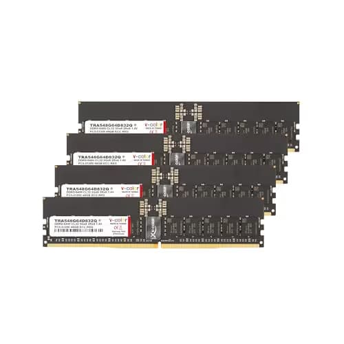 V-Color TRA548G64D832Q Registered White DDR5-6400 CL32 192GB (4x48GB) main image