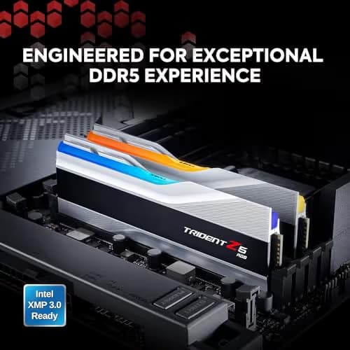 G.Skill Trident Z5 RGB White / Black DDR5-6600 CL34 32GB (2x16GB) image