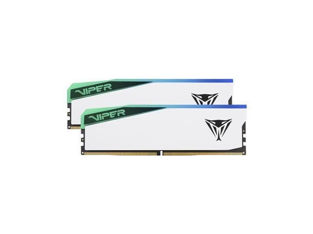 Patriot Memory Viper Elite 5 RGB DDR5 RAM 32GB (2X16GB) 6200MT/s CL42 1.35v UDIMM Desktop Gaming Memory Kit Compatible with Intel XMP/AMD Expo - PVER532G62C42KW image