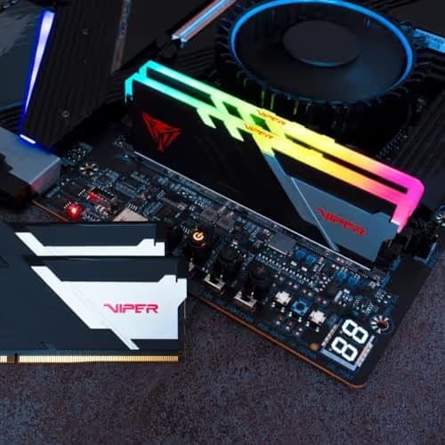 Patriot Viper Venom RGB Black / White DDR5-6600 CL40 32GB (2x16GB) image