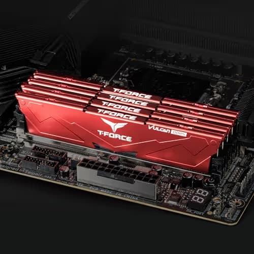 TEAMGROUP T-Force Vulcan Red DDR5-6400 CL34 64GB (2x32GB) image