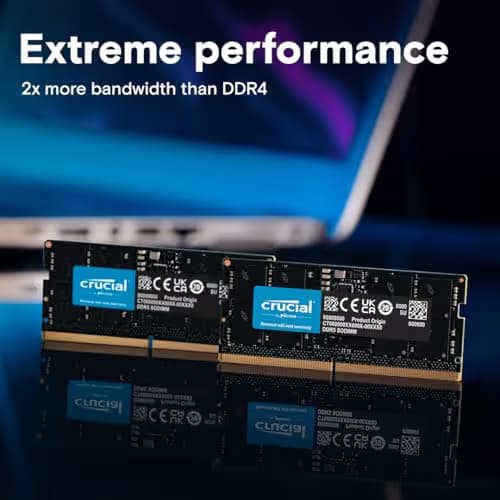Crucial CT2K16G56C46S5 Black SODIMM DDR5-5600 CL46 32GB (2x16GB) image