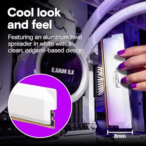 Crucial Pro White DDR5-6400 CL38 32GB (2x16GB) image