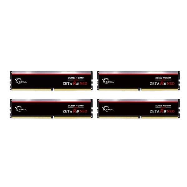 G.Skill Zeta R5 Neo Registered Black DDR5-6000 CL30 128GB (4x32GB) image
