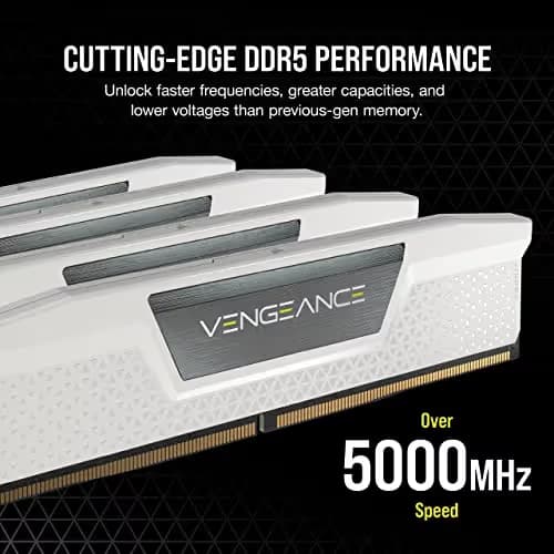 Corsair Vengeance White / Gray DDR5-5600 CL40 32GB (2x16GB) image