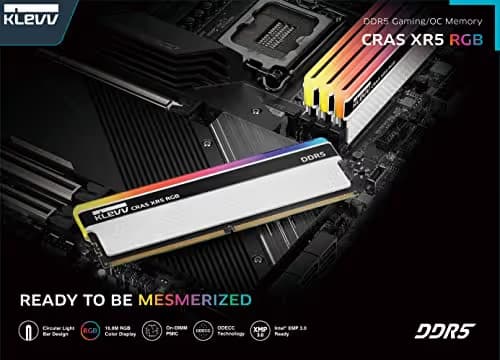 Klevv CRAS XR5 RGB White DDR5-7200 CL36 32GB (2x16GB) image