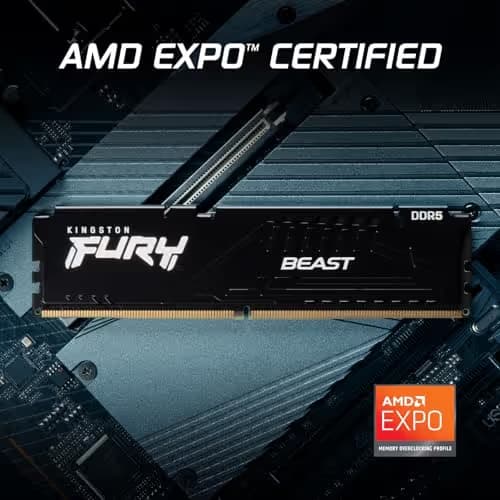 Kingston FURY Beast Black DDR5-6000 CL30 16GB (1x16GB) image