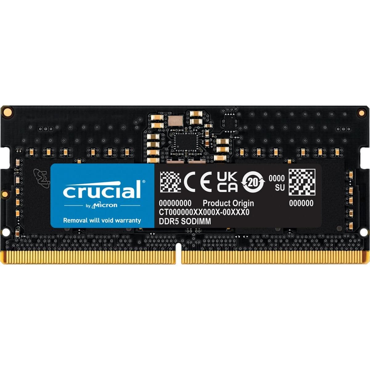 Crucial CT24G56C46S5 Black SODIMM DDR5-5600 CL46 24GB (1x24GB) image