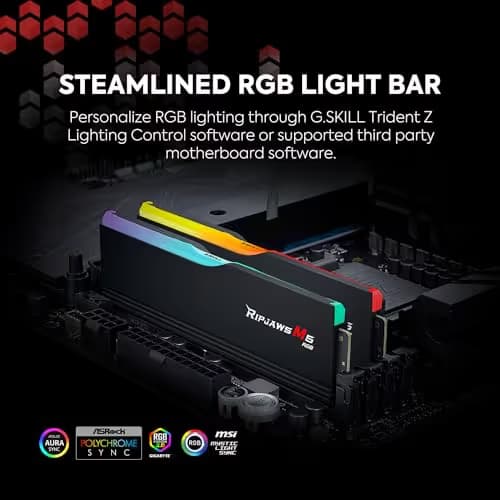 G.Skill Ripjaws M5 RGB White DDR5-5600 CL46 64GB (2x32GB) image