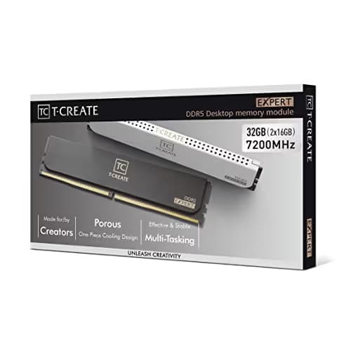 TEAMGROUP T-Create Expert Black DDR5-7200 CL34 32GB (2x16GB) image