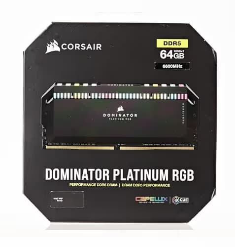 Corsair Dominator Platinum RGB DDR5-6600 CL32 64GB (2x32GB) image