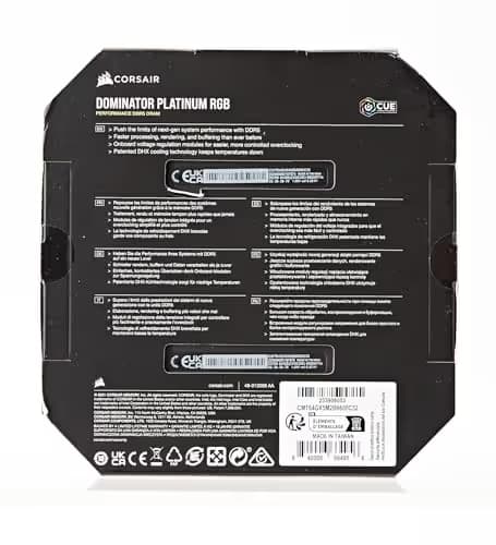 Corsair Dominator Platinum RGB DDR5-6600 CL32 64GB (2x32GB) image