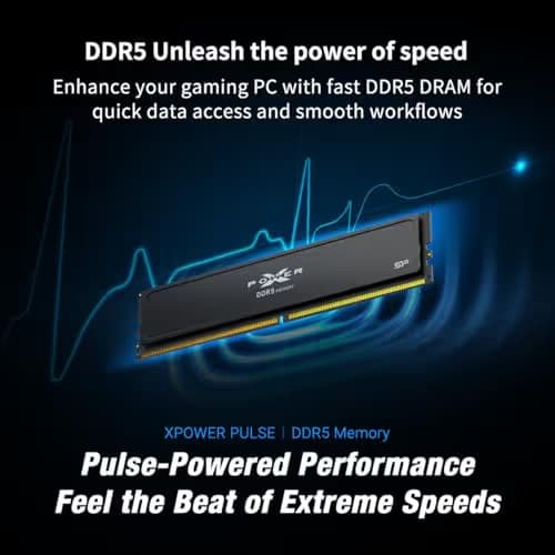 Silicon Power XPOWER Pulse Gaming Black / White DDR5-6000 CL30 64GB (2x32GB) image