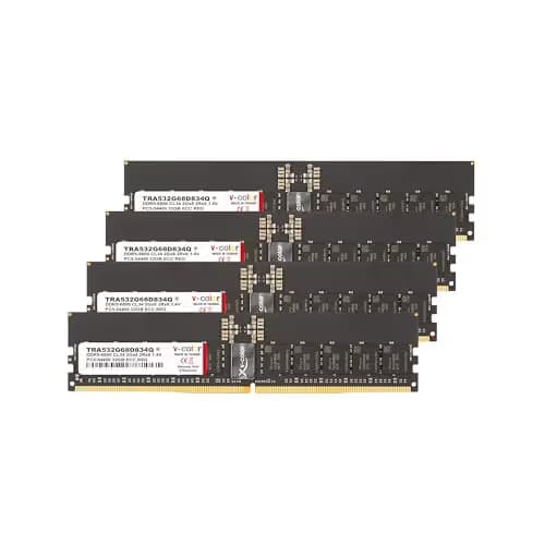 V-Color TRA532G68D834Q White Registered DDR5-6800 CL34 128GB (4x32GB) image