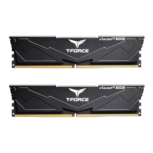 TEAMGROUP T-Force Vulcanα Black DDR5-6000 CL38 32GB (2x16GB) main image