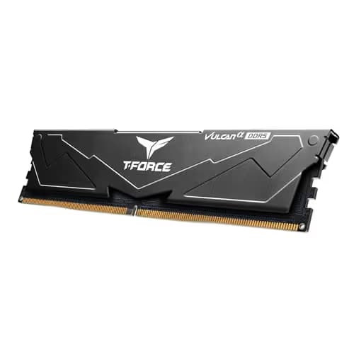 TEAMGROUP T-Force Vulcanα Black DDR5-6000 CL38 32GB (2x16GB) image