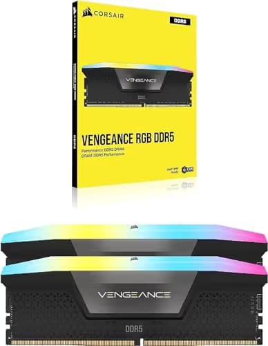 Corsair Vengeance RGB Black DDR5-6200 CL36 32GB (2x16GB) image
