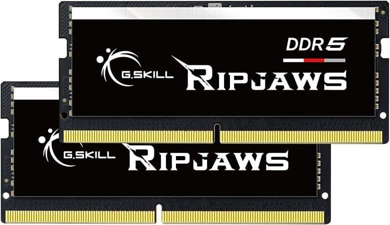 G.Skill Ripjaws Black / Silver SODIMM DDR5-4800 CL38 32GB (2x16GB) main image