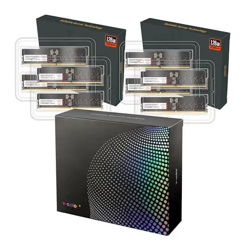 V-Color TRA532G68D834O Black Registered DDR5-6800 CL34 256GB (8x32GB) image