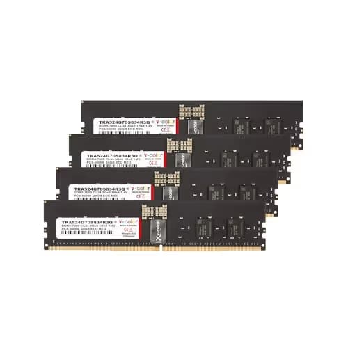 V-Color TRA524G70S834R3Q Registered White DDR5-7000 CL34 96GB (4x24GB) image