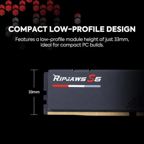 G.Skill Ripjaws S5 Black DDR5-5600 CL40 96GB (2x48GB) image