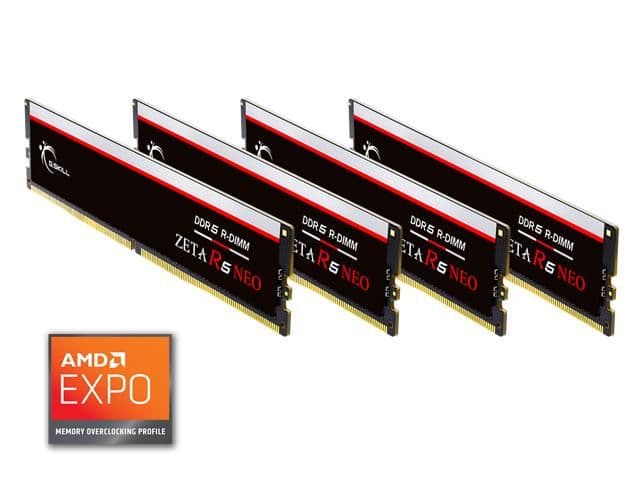 G.Skill Zeta R5 Neo Registered Black DDR5-6400 CL32 192GB (4x48GB) main image