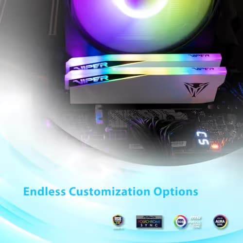Patriot Viper Elite 5 RGB White DDR5-6000 CL42 16GB (1x16GB) image
