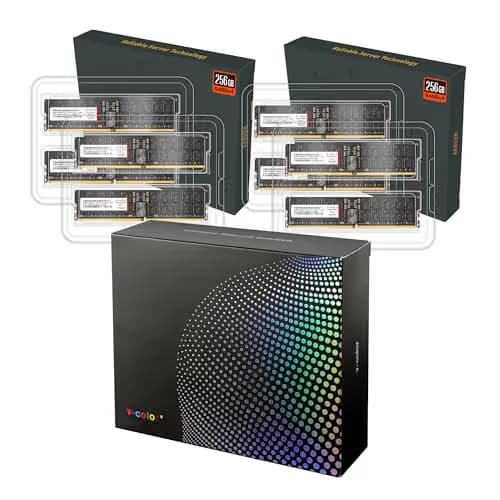 V-Color ECC Registered DIMM 512GB (8x64GB) DDR5 5600 CL36 Black image