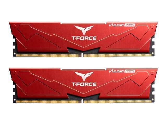 TEAMGROUP T-Force Vulcan Red DDR5-6000 CL38 64GB (2x32GB) main image