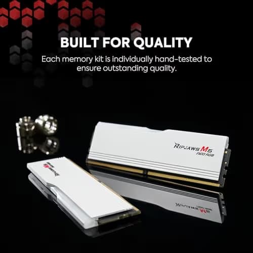 G.Skill Ripjaws M5 Neo RGB White DDR5-6000 CL36 32GB (2x16GB) image