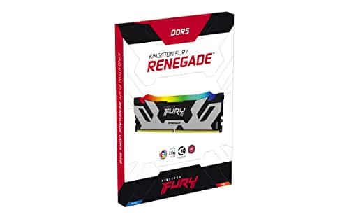 Kingston Fury Renegade RGB Silver / Black DDR5-6400 CL32 24GB (1x24GB) image