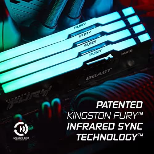 Kingston FURY Beast RGB DDR5-5600 CL36 32GB (1x32GB) image