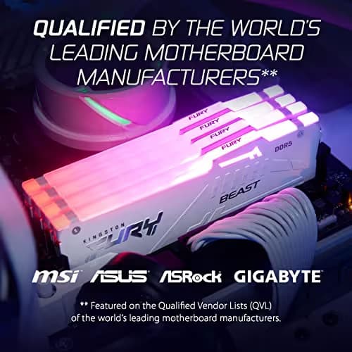 Kingston FURY White DDR5-5200 CL40 64GB (4x16GB) image