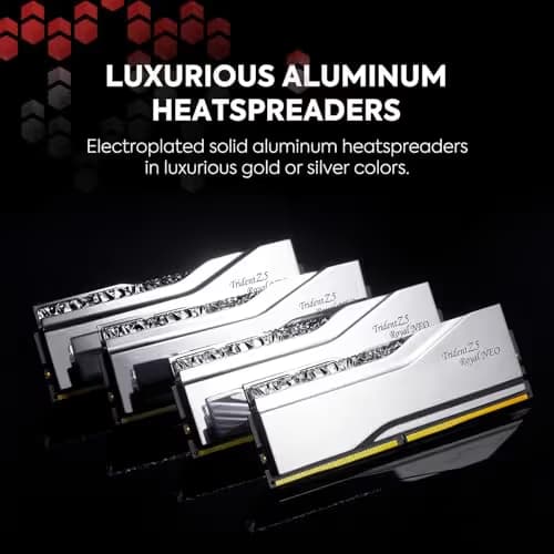 G.Skill Trident Z5 Royal Neo RGB Silver DDR5-8000 CL38 32GB (2x16GB) image