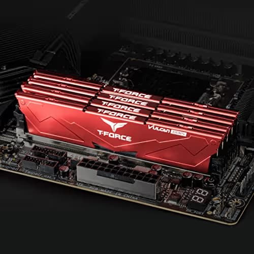 TEAMGROUP T-Force Vulcan Red DDR5-6400 CL40 32GB (2x16GB) image