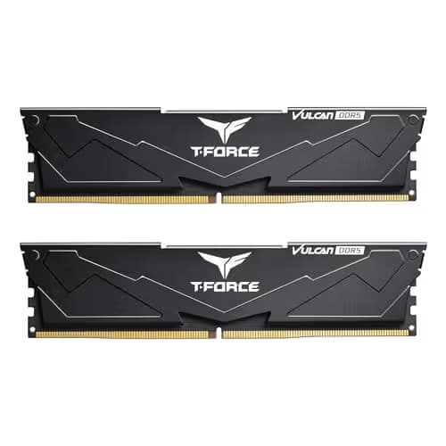 TEAMGROUP T-Force Vulcan Black DDR5-6000 CL38 64GB (2x32GB) image