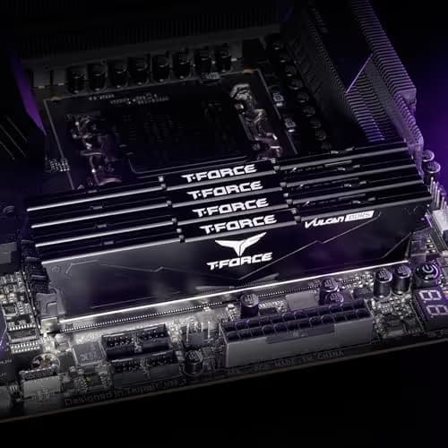 TEAMGROUP T-Force Vulcan Black DDR5-6000 CL38 64GB (2x32GB) image
