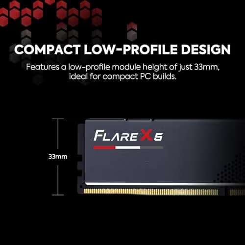 G.Skill Flare X5 Black DDR5-6000 CL30 32GB (2x16GB) image