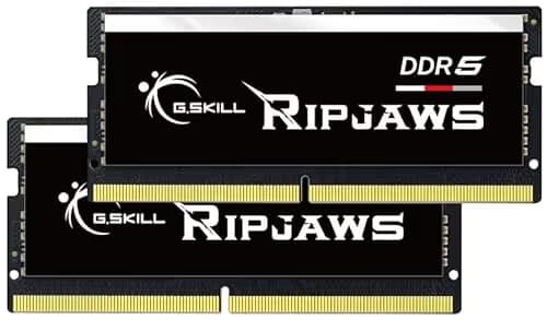 G.Skill Ripjaws Black / Silver DDR5-4800 SODIMM CL40 32GB (2x16GB) main image