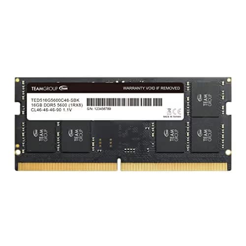 TEAMGROUP Elite Black SODIMM DDR5-5600 CL46 16GB (1x16GB) main image