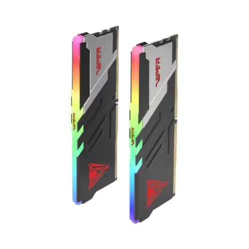 Patriot Viper Venom RGB Black / White DDR5-5200 CL40 64GB (2x32GB) image