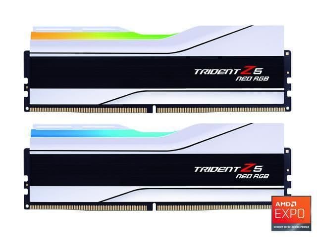 G.Skill Trident Z5 Neo RGB Black / Silver DDR5-6000 CL26 64GB (2x32GB) image