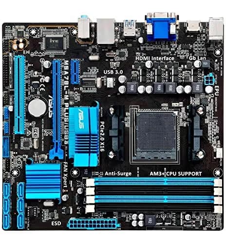 Asus AMD 760G M5A78L-M PLUS/USB3 AM3+ DDR3 Micro ATX image