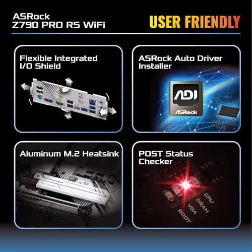 ASRock Z790 PRO RS WIFI DDR5 ATX image