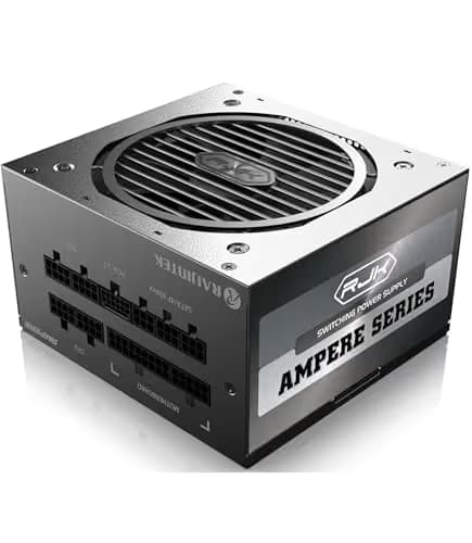 RAIJINTEK AMPERE Black 1200W Fully Modular 80+ Platinum Certified ATX image